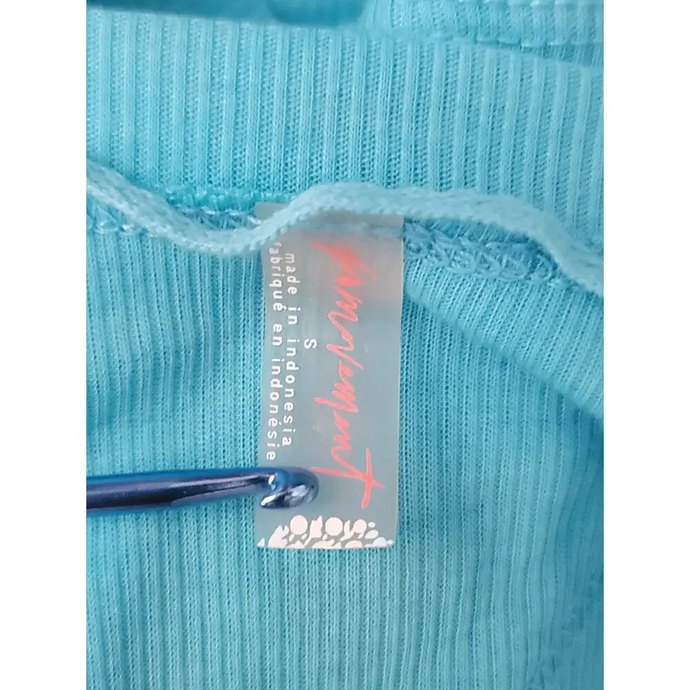 Free People Movement Long Sleeve Infinitee Tee Sz S Aquafur